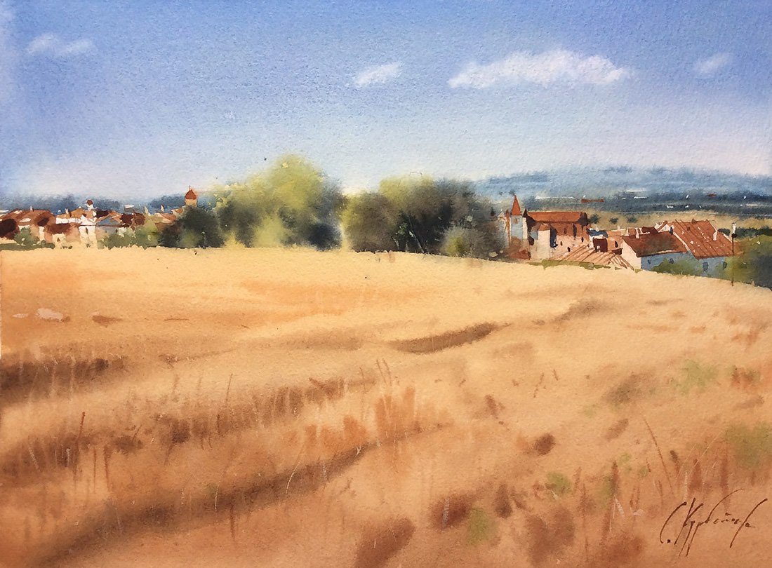 kakogo cveta leto videokurs akvareli