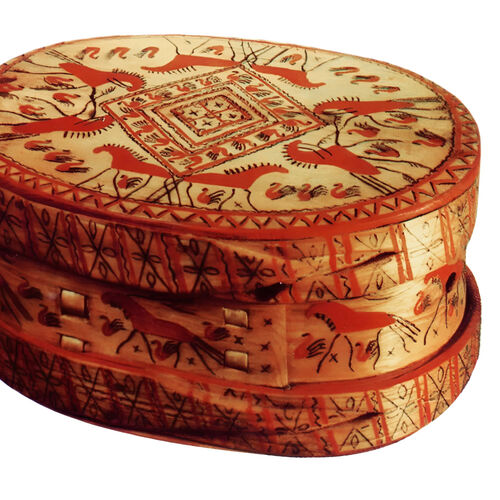 Композиция в росписи, <br> 21 февраля