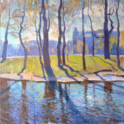 На пруду, <br> 4 апреля