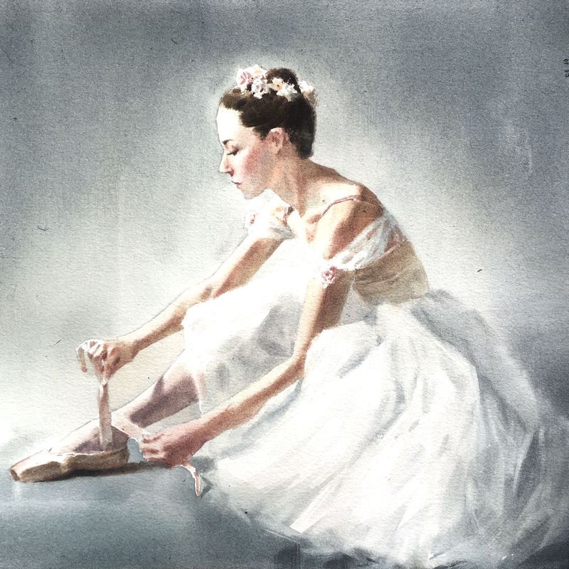 Балерина<br> в белом