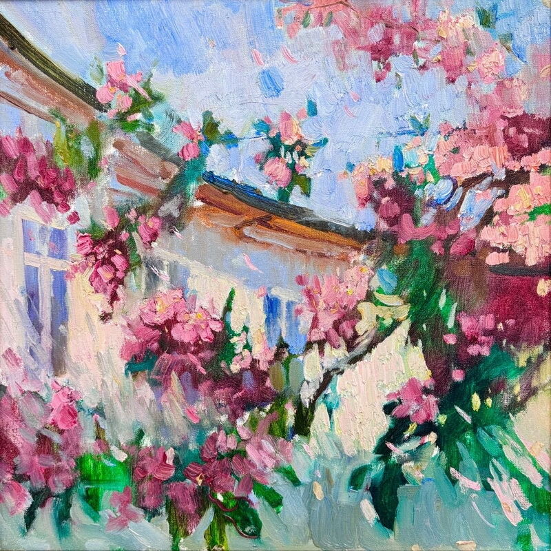 Цветущий дворик, <br> 2 мая