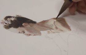 Акварель. Балерина. Мастер-класс Анны Ивановой