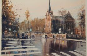 Сергей Лысый. акварель.