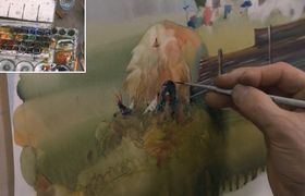 Ион Каркелан. акварель. мастер-класс